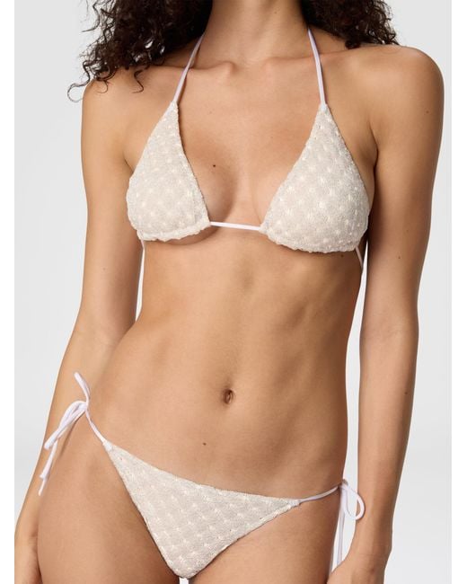 Missoni White Triangle Bikini