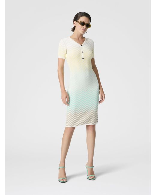 Missoni White Midi Dress