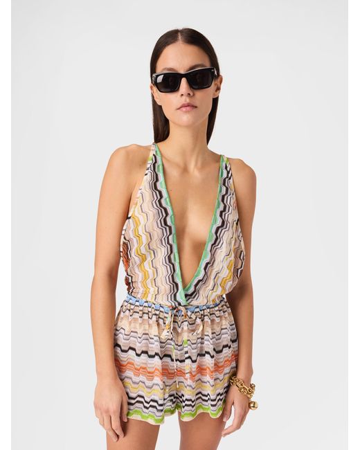 Missoni White Short Jumpsuit