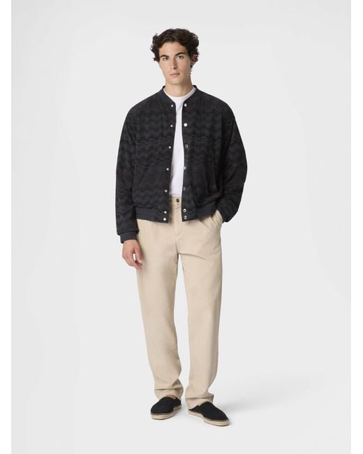 Missoni Black Cotton Bomber Jacket for men