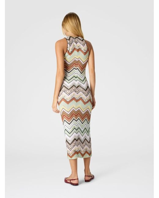 Missoni White Sleeveless Long Dress