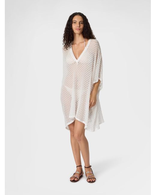 Missoni White Short Caftan Cover-Up