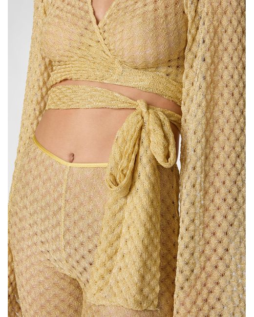 Missoni White Wrap Top