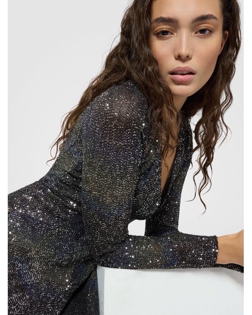 Missoni Multicolor Dégradé Mini Dress With Sequins