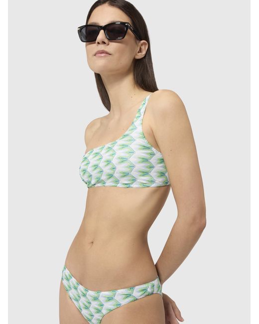 Missoni Blue One-Shoulder Bikini