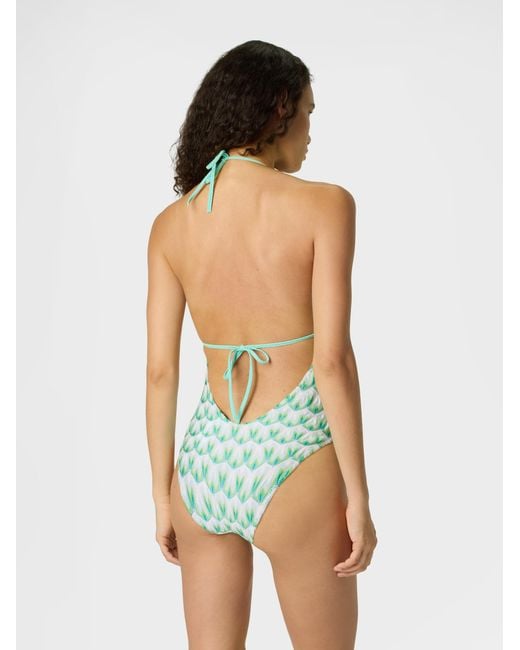 Missoni Blue One-Piece Swimsuit