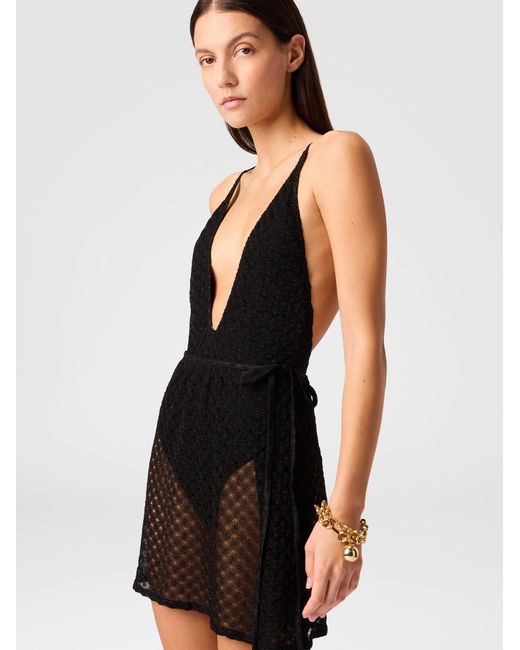 Missoni Black Mini Pareo Skirt