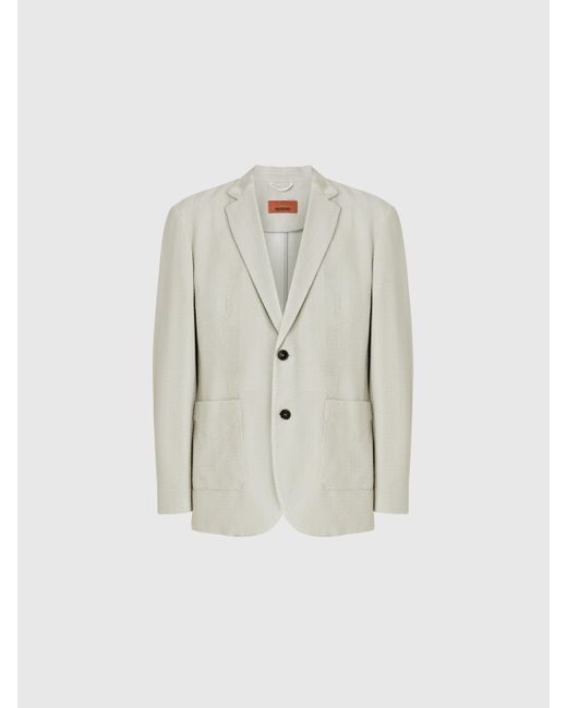 Missoni Zickzack-Blazer Aus Baumwolle Und Viskose, Herren, Größe in White für Herren