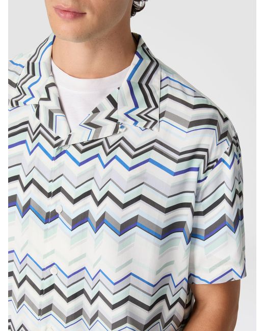 Missoni White Bowling Shirt for men