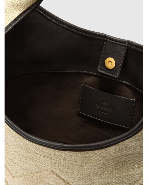 Missoni Natural Leather And Canvas Hobo Bag