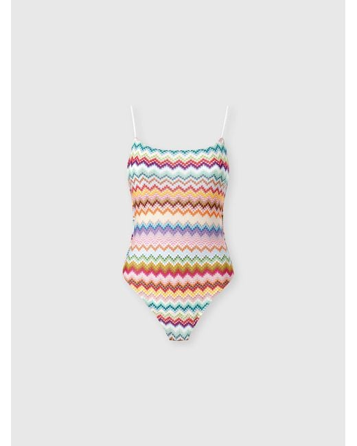Missoni White One-Piece Swimsuit