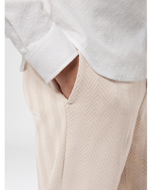 Missoni White Classic Trousers for men