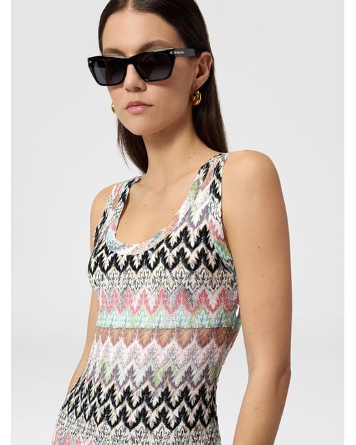 Missoni White Long Dress