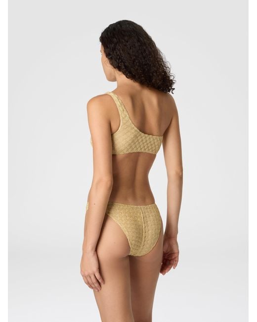 Missoni White One-Shoulder Bikini