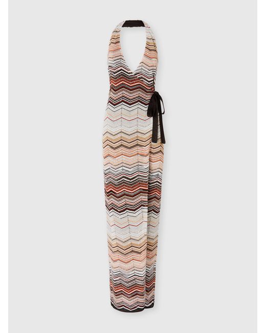 Missoni White Sleeveless Long Dress