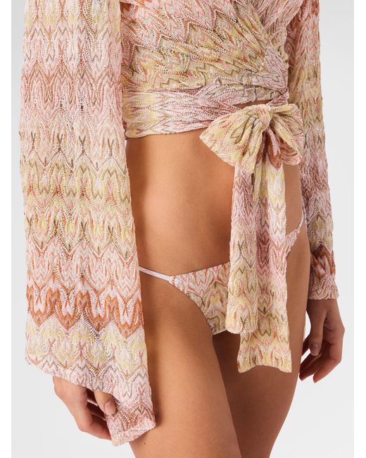 Missoni White Wrap Top