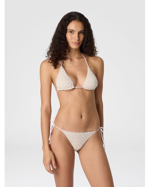 Missoni White Triangle Bikini