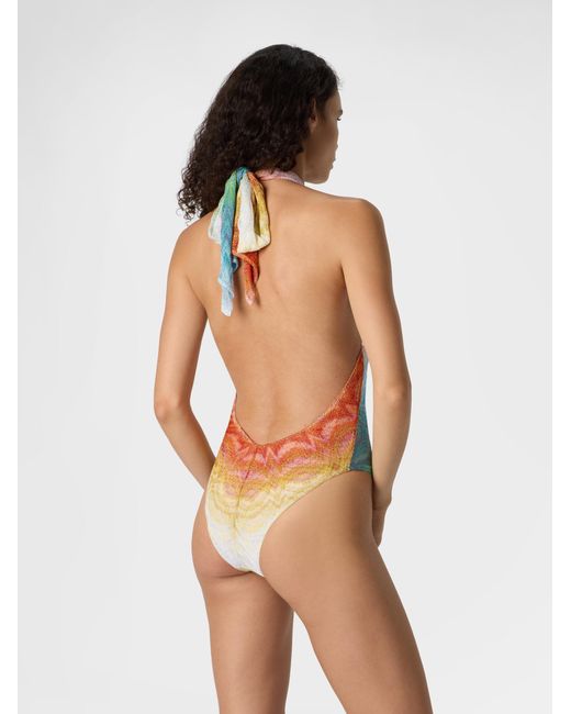 Missoni Blue One-Piece Swimsuit