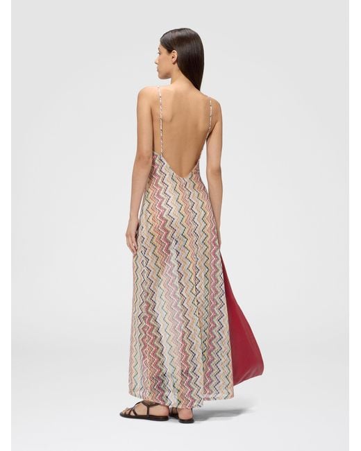 Missoni White Long Cover-Up With Thin Straps