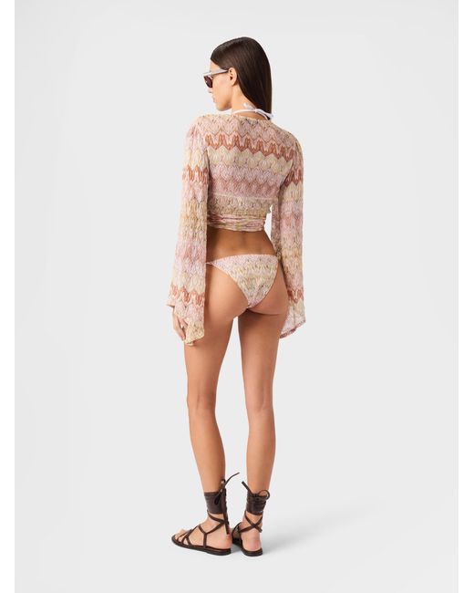 Missoni White Wrap Top