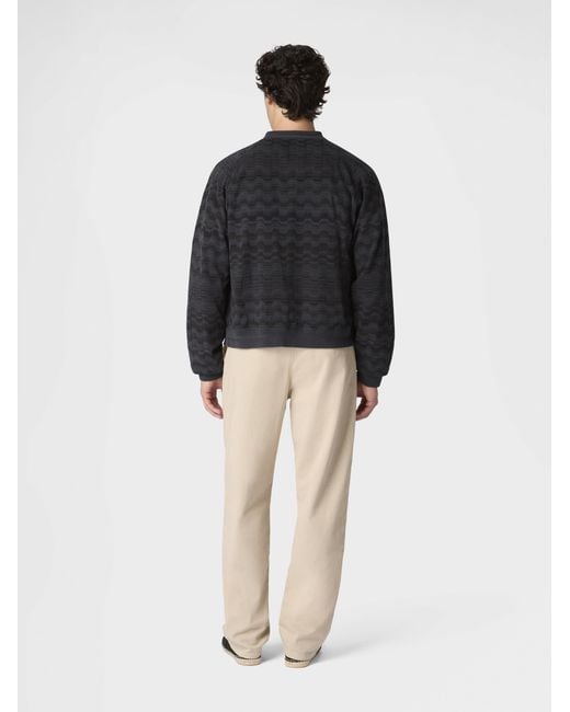 Missoni Black Cotton Bomber Jacket for men