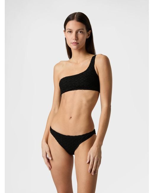 Missoni White One-Shoulder Bikini