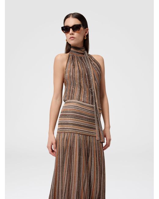 Missoni Brown Long Skirt