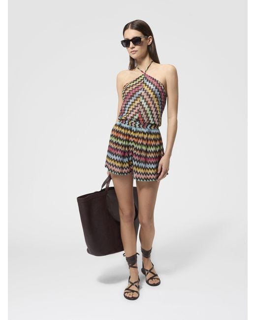 Missoni White Short Jumpsuit