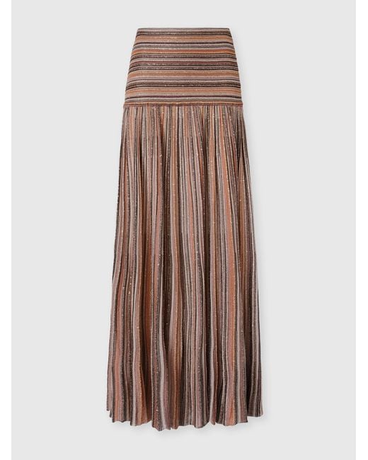Missoni Brown Long Skirt