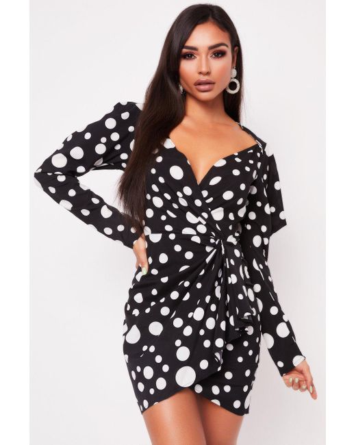 misspap polka dot dress