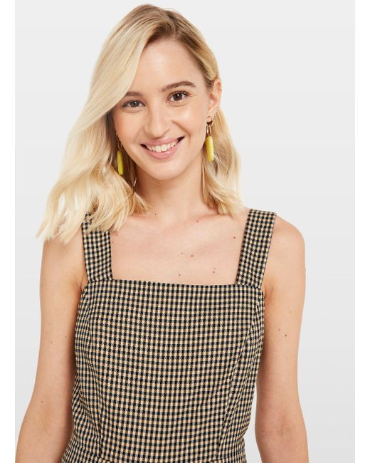 miss selfridge pinafore jumpsuit