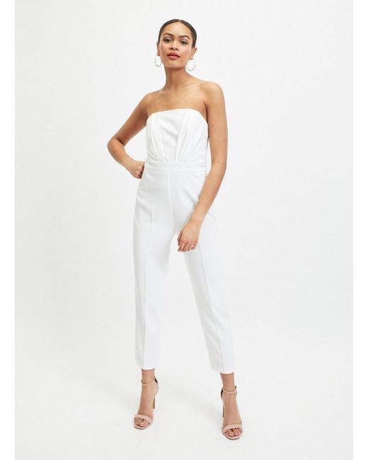 miss selfridge bandeau jumpsuit