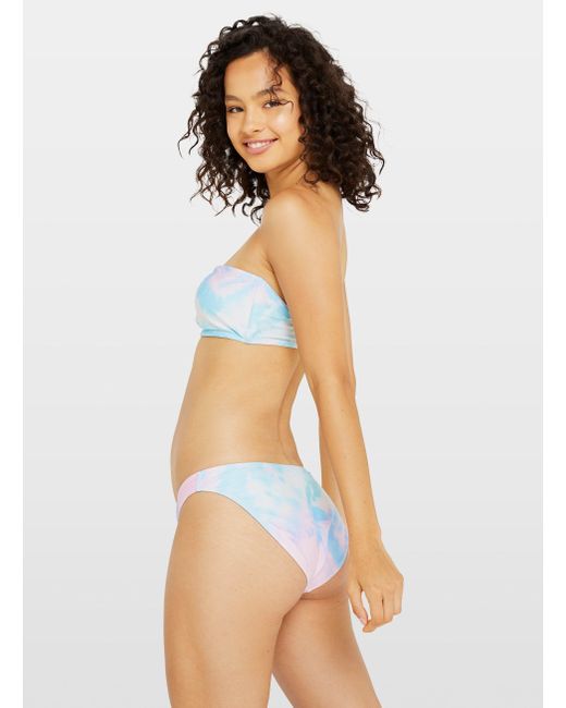 tie dye bandeau bikini