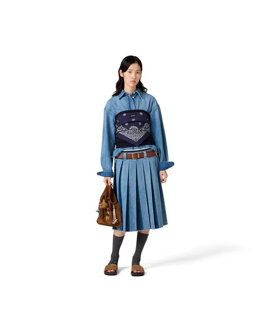 Miu Miu Blue Denim Shirt