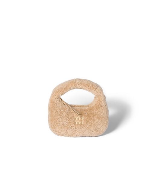 Miu Miu Multicolor Wander Shearling Mini-Bag