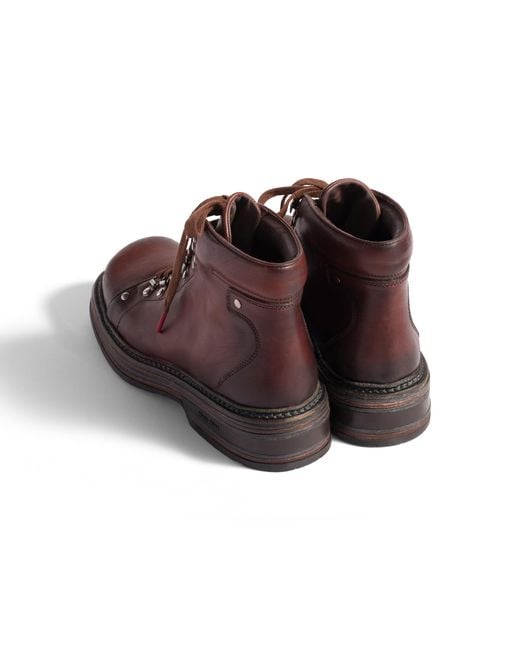 Miu Miu Brown Leather Booties