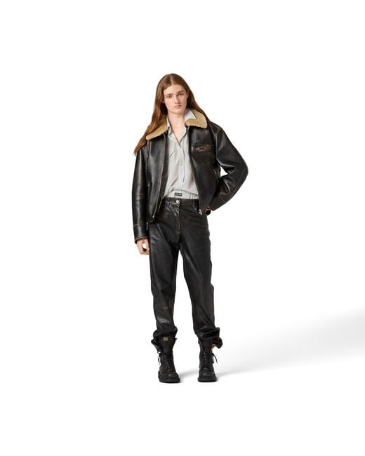 Miu Miu Black Nappa Leather Jacket