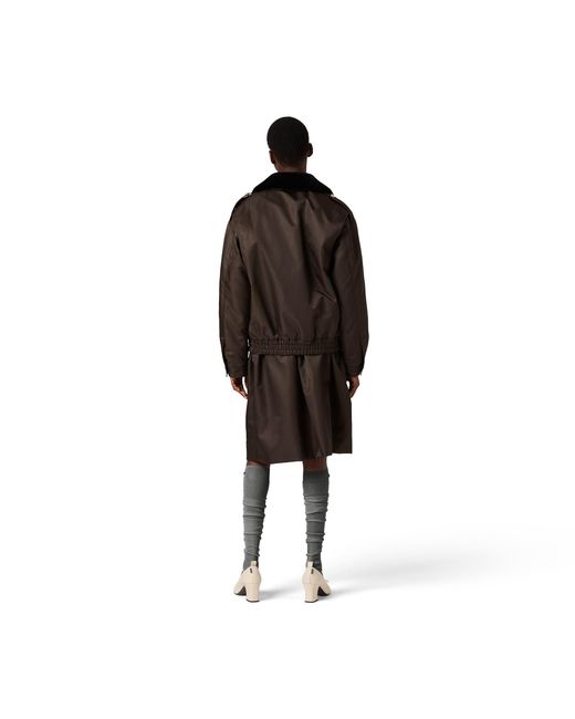Miu Miu Black Technical Gazar Blouson Jacket
