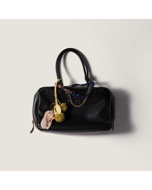Miu Miu Black Beau Leather Bag