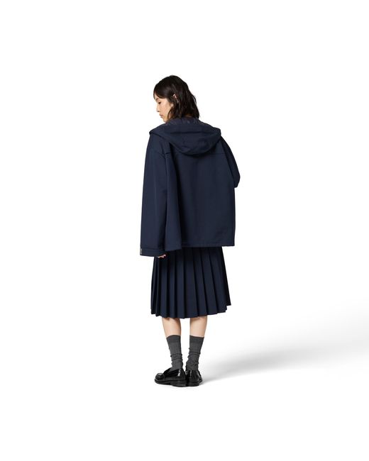 Miu Miu Blue Ripstop Jacket
