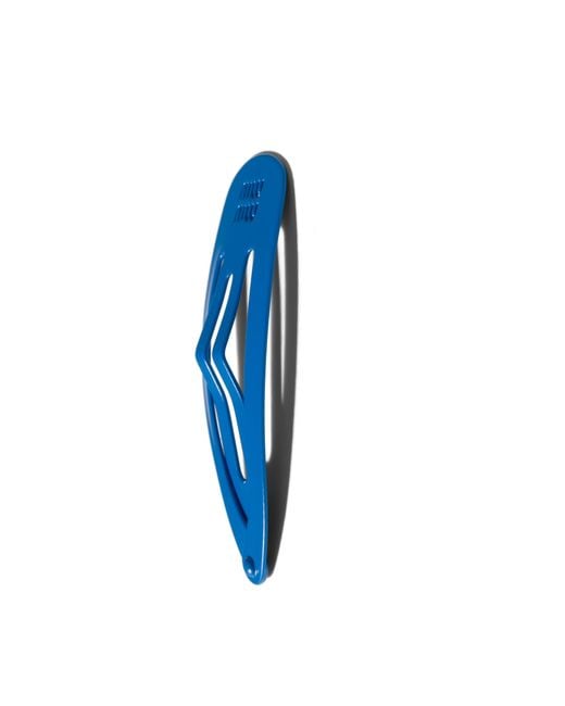 Miu Miu Blue Metal Hair Clips