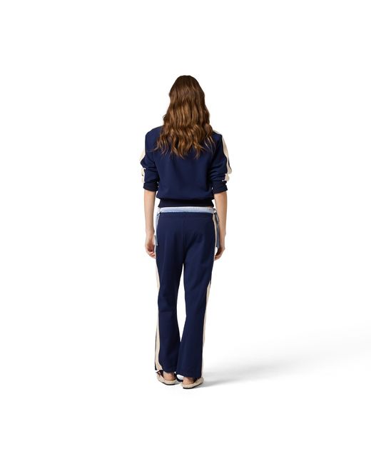 Miu Miu Blue Technical Fabric Pants