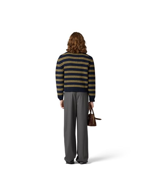 Miu Miu Black Wool And Cashmere Cardigan