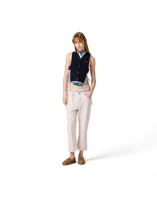 Miu Miu White Denim Jeans