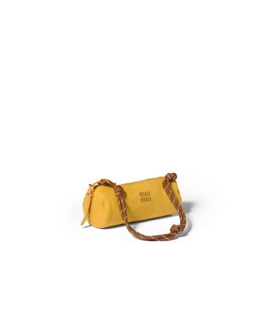 Pouch di Miu Miu in Metallic