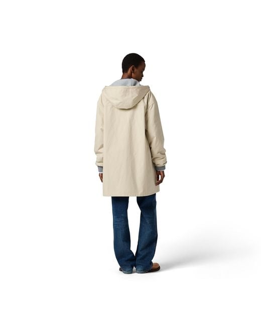 Miu Miu Natural Single-Breasted Panama Cotton And Fleece Caban Jacket