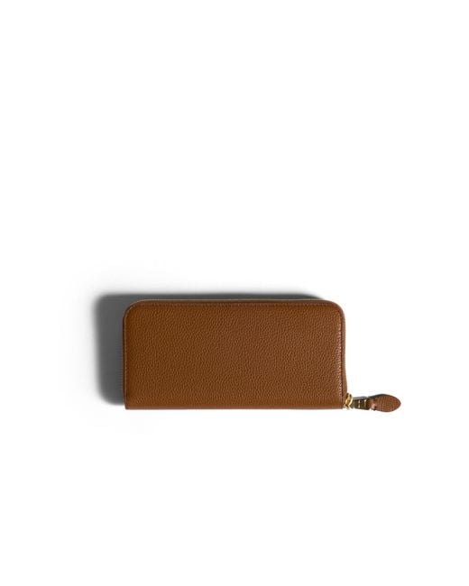 Miu Miu Brown Large Leather Wallet