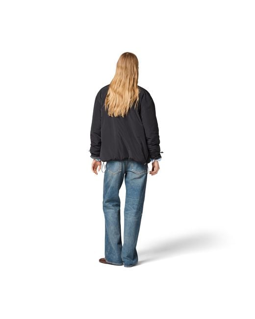 Miu Miu Black Pongé And Fleece Jacket