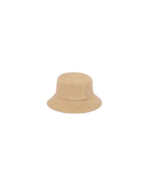 Miu Miu Natural Drill Bucket Hat