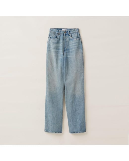 Miu Miu Blue Denim Jeans